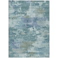thumbnail image 2 of Addison Rugs Chantille Indoor/Outdoor Transitional Abstract Teal Machine Washable Rectangle Rug, 5' x 7'6", 2 of 8