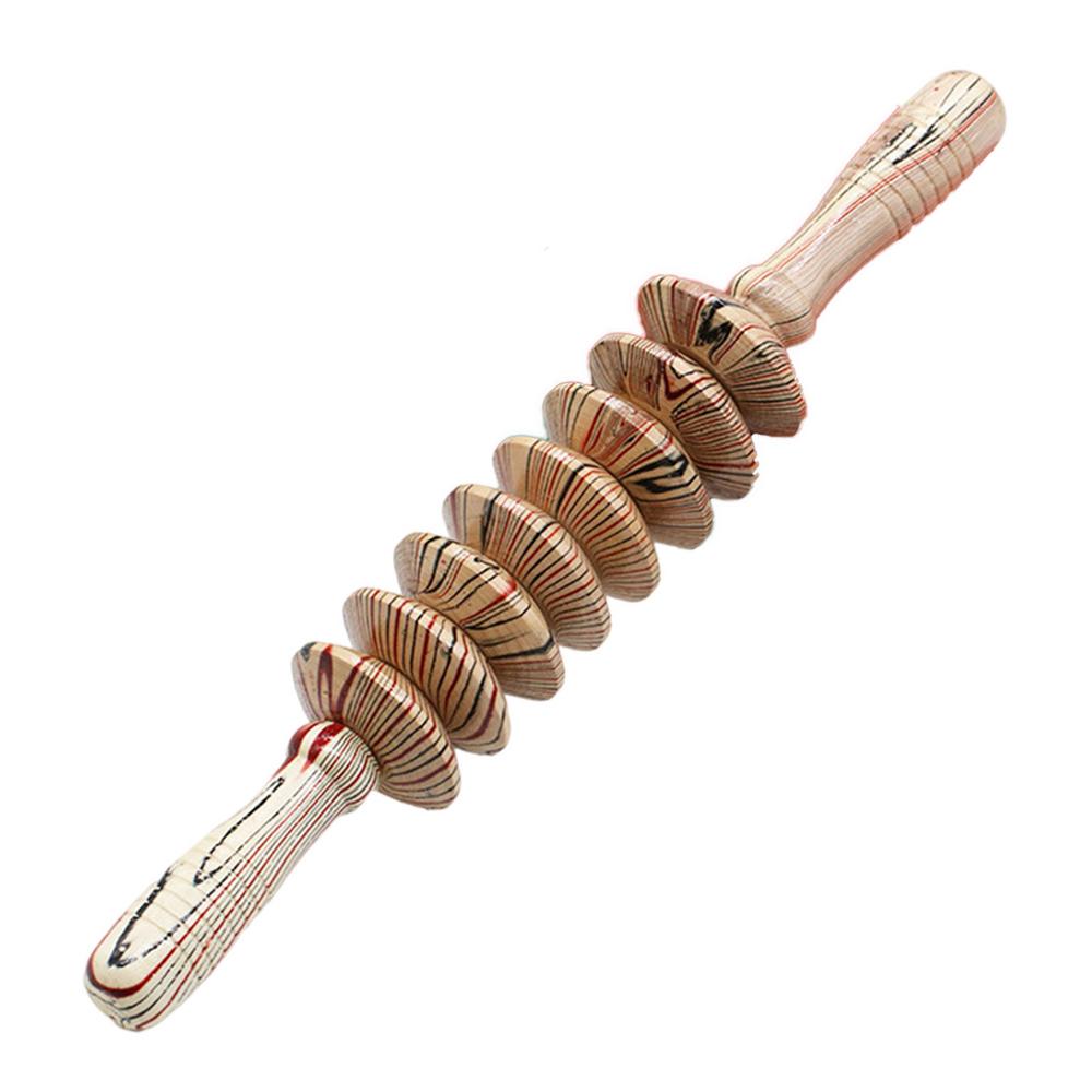 Famure Wood Massage Roller Multifunctional Muscle Roller Stick Body