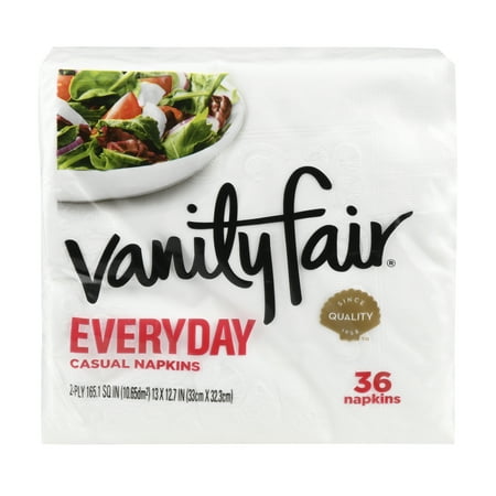 (4 pack) (4 Pack) Vanity Fair Everyday Paper Napkins, 36 Count