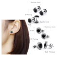thumbnail image 2 of Kit de Aretes De Acero Inoxidable 8 Pares, 2 of 5
