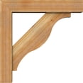 thumbnail image 3 of Ekena Millwork 6"W x 28"D x 28"H Funston Block Rough Sawn Bracket w/ Offset Brace, Western Red Cedar, 3 of 25
