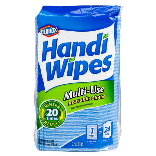 Clorox Handi Wipes Multiuse Reusable Cloths, 72 ct