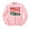 Pink, variant on Holly Jolly Vibes Sweatshirt Unisex Large White