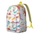 thumbnail image 2 of Cartoon Dino Skeleton Backpack for Students, Durable Water-Resistant Laptop Bag with Colorful and Fun Dinosaur Print, 2 of 5