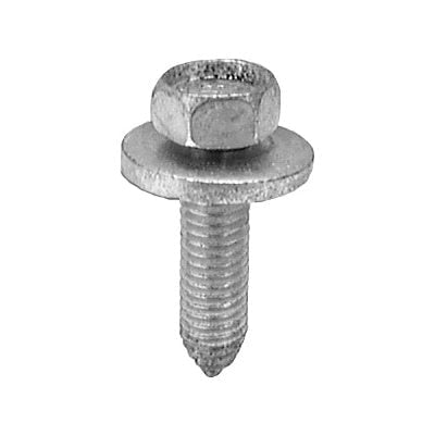 Auveco # 11935 M6.3-1.0 X 25mm Hex Head SEMS 17mm Outside Diameter - Zinc. Qty 25.