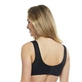 thumbnail image 4 of Carole Martin Full Freedom Comfort Bra WireFree Front Closure Style 7218 Black 42, 4 of 37