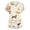 Beige, variant on Womens Scrub Tops Working Uniform V Neck Short Sleeve Multi Pocket Shirts