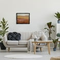 thumbnail image 2 of Stupell Industries Warm Glowing Mountain Range Overlay Desert Landscape Painting Jet Black Floating Framed Canvas Print Wall Art, Design by Liz Jardine, 2 of 5