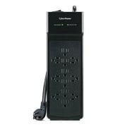 CyberPower B1206 - 3000 Joule Black Surge Protector with 12 Outlets and 6 ft Cord