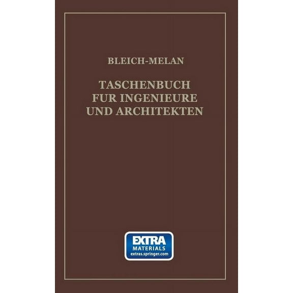 Taschenbuch FÃ¼r Ingenieure Und Architekten, (Paperback)