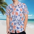 thumbnail image 5 of High Quality Hawaiian Shirts for Men Short Sleeve Aloha Beach Shirt Floral Summer Casual Button Down Shirts Blouses PACVNN, 5 of 7
