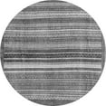 thumbnail image 1 of Ahgly Company Indoor Round Abstract Gray Modern Area Rugs, 5' Round, 1 of 4