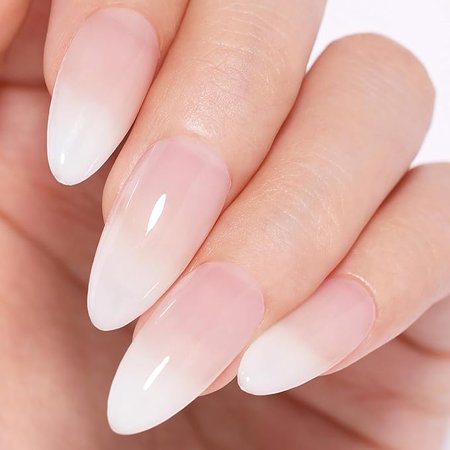 Born Pretty Milky White Gel Nail Polish,TranslucentJelly Nude White Gel Polish LED Manicuring Varnish 10ML