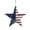 A, variant on Patriotic Metal Stars American Flag Star, Decor USA Barn Star, Star Hanging Ornaments, Wall Art Decoration for July 4th Independence Day, Memorial Day, Veterans Day, Indoor Outdoor Farmhouse