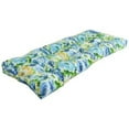 thumbnail image 3 of Blazing Needles 46-inch by 19-inch Tufted Patterned Outdoor Spun Polyester Loveseat Cushion, 3 of 5