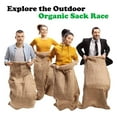 thumbnail image 4 of Sac de Course, Réutilisable 4 Pcs Jeux de Sport Sac Jute Toile de Jute Multifonctionnel pour Réunions de Famille, 4 of 7