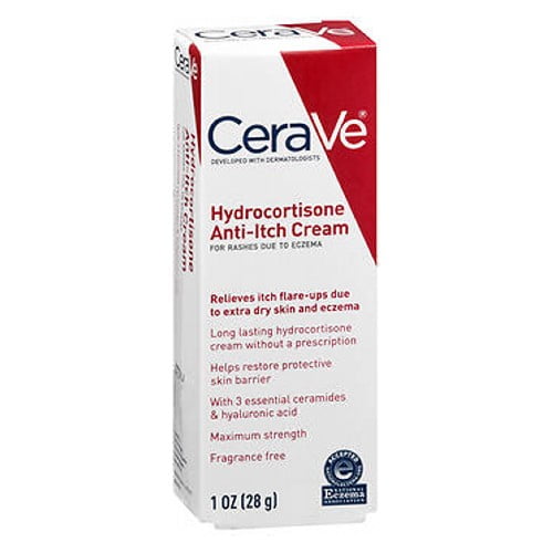 Cerave Hydrocortisone Crème Anti-Démangeaisons, 1 Oz