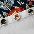 thumbnail image 4 of Castle Fairy Chic Floral Black Out Curtains,Vintage Curtains Pack of 2 (42x63 Each), 4 of 6