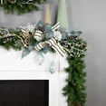thumbnail image 3 of Northlight 9' x 14" Prelit Dakota Red Pine Artificial Christmas Garland - Clear Lights, 3 of 7