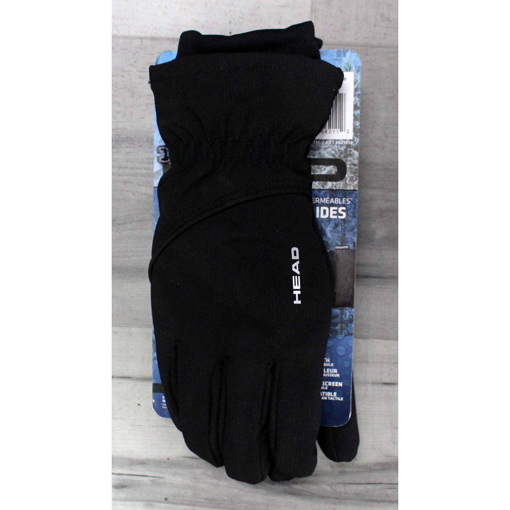HEAD Head Men's Waterproof Hybrid Touchscreen Gloves Large Black