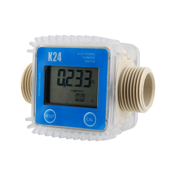 Tebru Flow Meter, Chemical Flow Meter, K24 LCD Turbine Digital Diesel