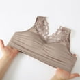 thumbnail image 5 of FNNMNNR Wuffmeow Women Sexy Lace Bras Push Up Padded Bra V Neck Seamless Comfortable Bralette, 5 of 8