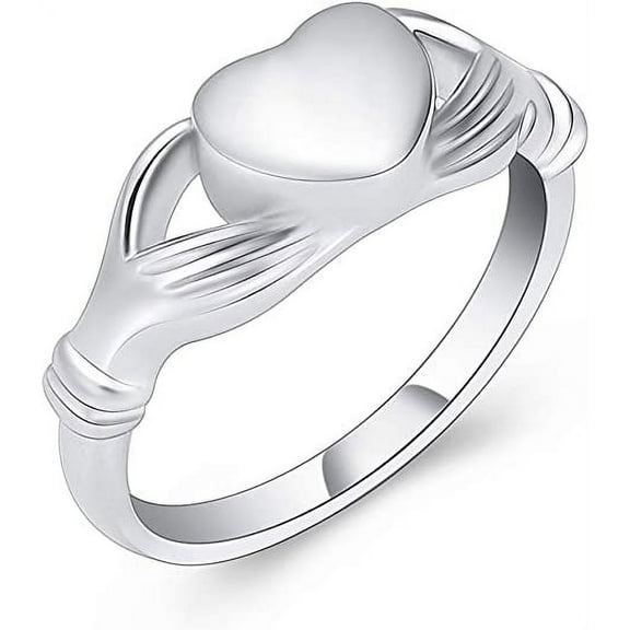 NO.6-NO.10 Women Cremation Jewelry Urn Ring for Ashes Cremation Urn Ring Holds Loved Ones Ashes Memorial Keepsake Rings