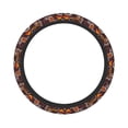 thumbnail image 2 of Bingfone A Cup Of Black Coffee On A Saucer Steering Wheel Cover - Universal 15 Inches Car Steering Wheel Covers Grip Auto Internal Accessories, 2 of 7
