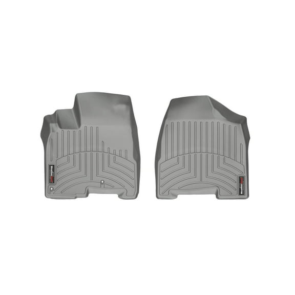 WeatherTech Custom Fit FloorLiners compatible with 2004-2010 Toyota Sienna - 1st Row (Driver & Passenger), Grey