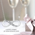 thumbnail image 2 of Necklace for Women Necklace with Cubic Zirconia Adjustable Chain Necklace, Mother's Day Valentine's Day Gift - with Gift Box, 2 of 5