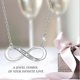 thumbnail image 2 of Necklace for Women Necklace with Cubic Zirconia Adjustable Chain Necklace, Mother's Day Valentine's Day Gift - with Gift Box, 2 of 5