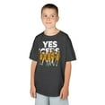 thumbnail image 2 of Indiana Yes Cers Starting 5 Basketball Cartoon Kids Heavy Cotton Tee-KBIND5001B-Dark Heather-XS, 2 of 3