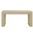 thumbnail image 4 of S-HOME Farmhouse Kitchen Dining Table for 4-6 People, Wood Finish, Sturdy MDF Trim, Easy Assembly  (excluding chairs), 4 of 9