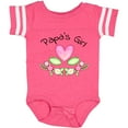 thumbnail image 3 of Inktastic Papa's Girl Heart Flowers Girls Baby Bodysuit, 3 of 5