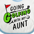 thumbnail image 4 of Inktastic Going Golfing with My Aunt- Kids Golf Boys or Girls Baby Bib, 4 of 4