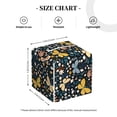 thumbnail image 4 of Fotbe Flowers Butterfly Porta Pañuelos Decorativo de Cuero, Caja Cuadrada Moderna para Pañuelos Faciales, Organizador y Dispensador 5x5x5'', 4 of 7