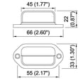 thumbnail image 5 of uds luz LED de matrícula impermeable 6 SMD luces traseras LED lámpara de placa de matrícula para camión de 12V/24V remolque coche vehículo caravana, 5 of 5