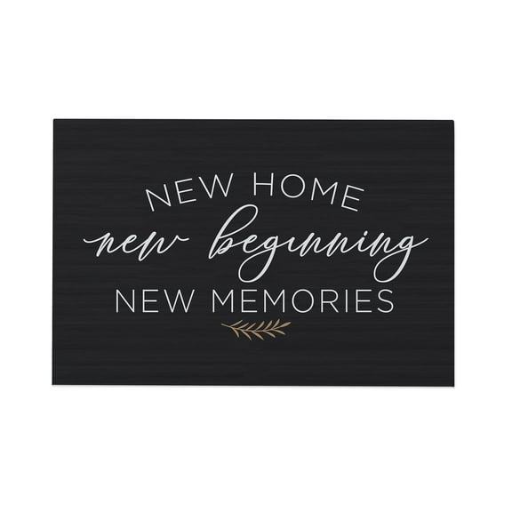 Personalization Mall New Home, New Memories Personalized Doormat, 18" x 27"