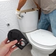 thumbnail image 4 of Phenofice Toilet Flapper Black Rubber 1Pack With Water-saving Features For Bathroom Use, 4 of 8