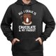 thumbnail image 3 of Sudadera con Frase Todo lo que Anhelo es Chocolate y Mi Loro(L), 3 of 5