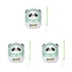 thumbnail image 1 of Bewildely Luz recargable de materiales seguros y suaves para niños, lámpara, luz nocturna, apagado automático, Panda verde + cuerda Type1 NO1, 1 of 6