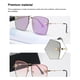 thumbnail image 5 of Gafas de sol cuadradas Minnieouse para mujer multicolores de resina, 5 of 6