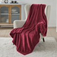 thumbnail image 1 of Manta de forro polar Blanket Bedsure GentleSoft XL, color rojo, 130 x 180 cm, 1 of 7