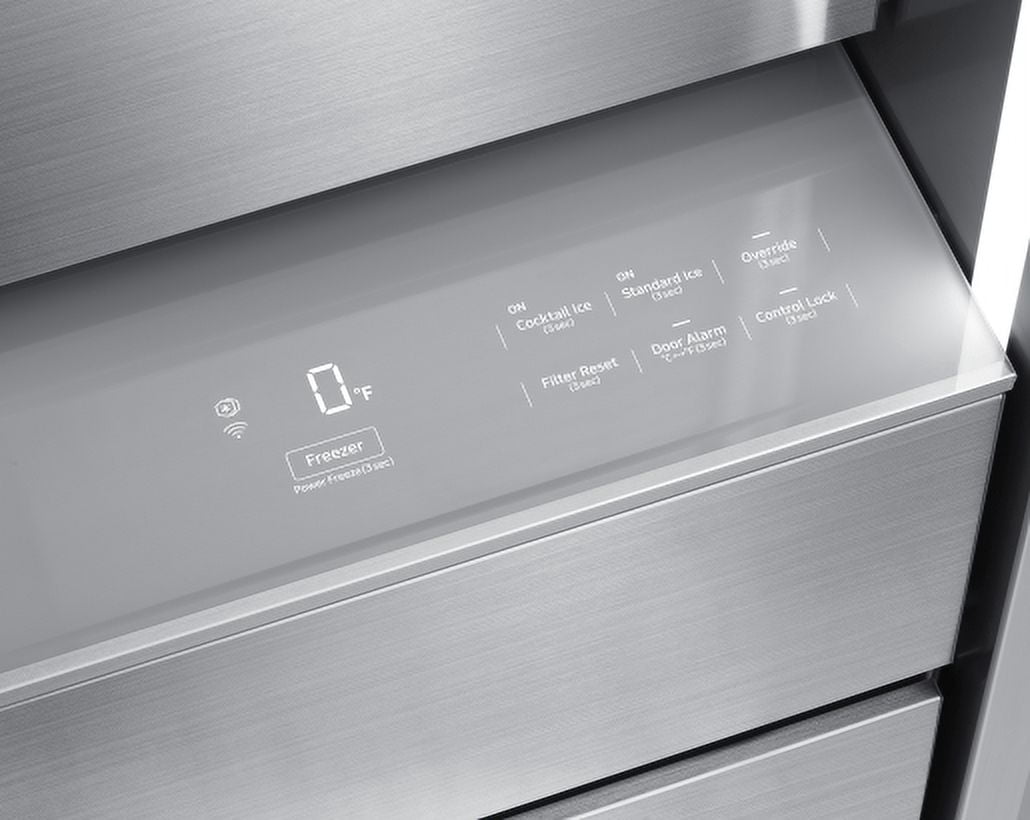 Dacor DRZ36980LAP 36 Contemporary Series Column Freezer with 21.1 cu. ft. Capacity  Side LED Lighting  Precise Cooling  Easy Open Door  Sabbath Mode and Dual Icemaker  in Panel Ready with Left Hinge