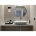 thumbnail image 2 of Phineas 1 light bath sconce in black with clear crystals, 2 of 7