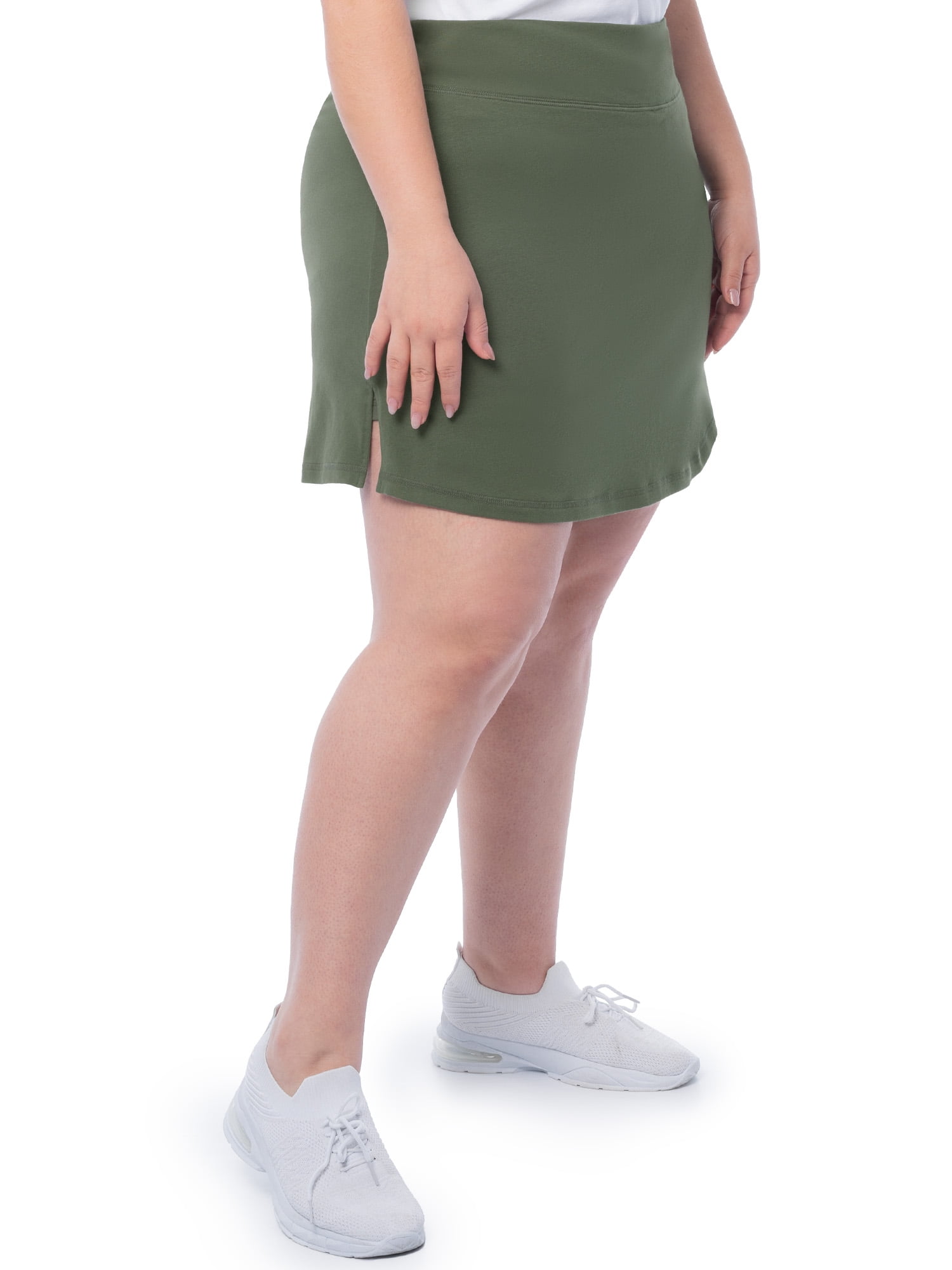 Athletic Works Women's Plus Active Skort, Sizes 0X-5X
