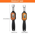 thumbnail image 2 of Riwcyla EWM,R,100 1/2'' Drive Mini Replaceable Head Digital Torque Wrench Handheld Portable Digital Torque Wrench Large Screen with Backlight Sound LED Alarm Real,time Peak Preset Mode 3 Measuring M, 2 of 6