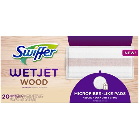 Swiffer Wetjet Wood Floor - Swiffer WetJet Wood Mopping Pad Refills, 20 Count