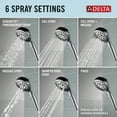 thumbnail image 5 of H2Okinetic® 6-Setting Hand Shower - Delta 75536, 5 of 8