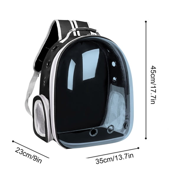 Tdxkok Space Capsule Pet Bag Breathable Puppy Backpack Pet Shoulder Carrier Outdoor Travel Pet Backpack for Dogs Cats Portable Pet Travel Bag